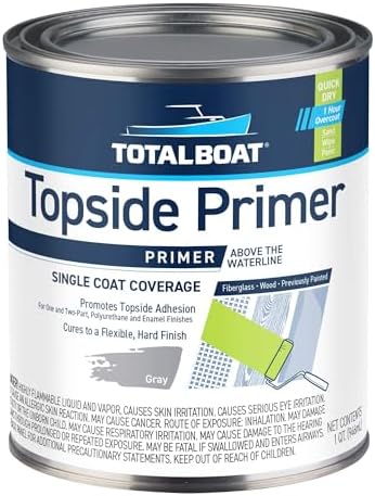 TotalBoat Marine Topside Boat Paint Primer - Gray Quart