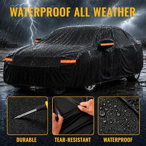 X AUTOHAUX Outdoor Full Car Cover Waterproof for Nissan Altima 13-24