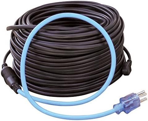 Clear Power Roof & Gutter Deicing Kit - 60ft | 300W With 2ft Power Cord 18/3 SJTW & Power Indicator Light (CPRH003)