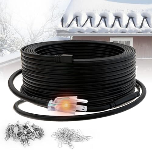HEATIT HIRD 240FT Roof & Gutter De-Icing Cable, 5W/ft Heat Tape