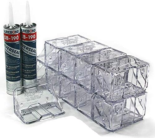 Snow Guards for Metal Roofs 20 Pieces IceJax II (Adhesive Mounted)