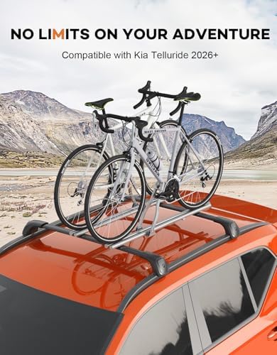 Roof Rack Cross Bars for Kia Telluride 2026 2027 S, EX, SX, SX Prestige