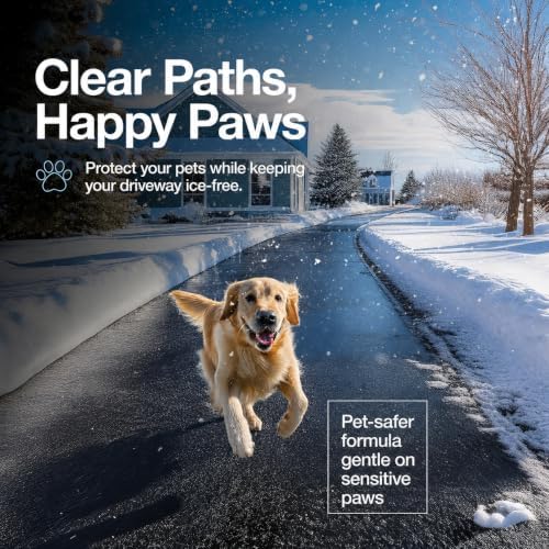 Maple99 Pet-Friendly Ice Melt, 50 lb Bag – Safer for Paws, Concrete & Lawns