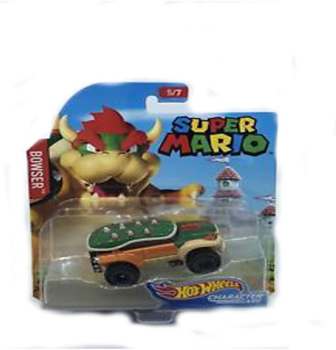 Hot Wheels 2017 Super Mario Character Cars Set of 7