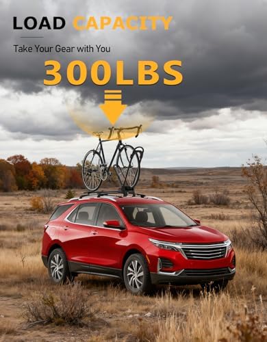 Tuyoung Roof Rack Cross Bars for 2018-2024 Chevy Equinox GMC Terrain