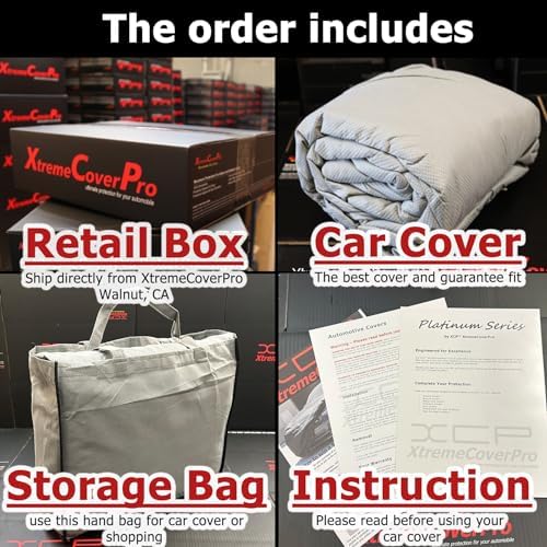 Car Cover fit 2015 2016 2017 2018 GMC Sierra 2500HD 3500HD Crew Cab 8ft Bed Dually Plat Series Gry