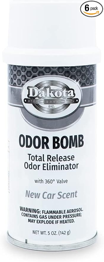 Dakota Odor Bomb Odor Eliminators - Packs by Rock Ridge (New Car, 6-Pack)