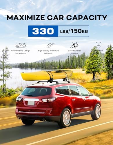 Roof Rack Cross Bars+Side Rails Fit for 2009-2017 Chevy Chevrolet Traverse