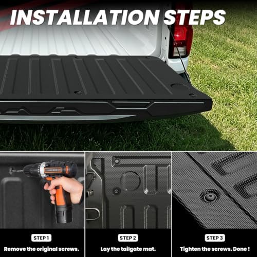 LASFIT Truck Tailgate Mat for Chevrolet Colorado & GMC Canyon 2023-2026
