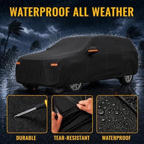 X AUTOHAUX Outdoor Full Car Cover Waterproof for Chevrolet Traverse 18-24