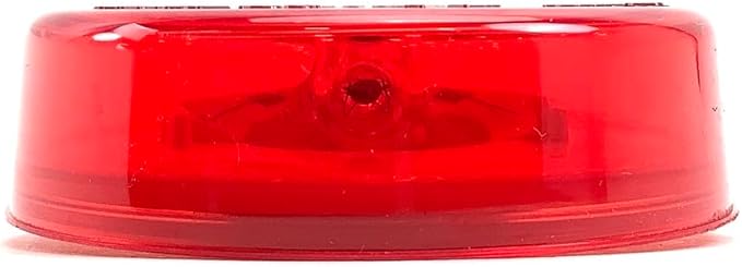 Truck-Lite Marker Clearance Red Round 2.5" | 10 Series Incandescent 12V | PL-10 Connector | Exterior Signal Lamp for Trailers and Trucks | Light for Commercial Vehicles