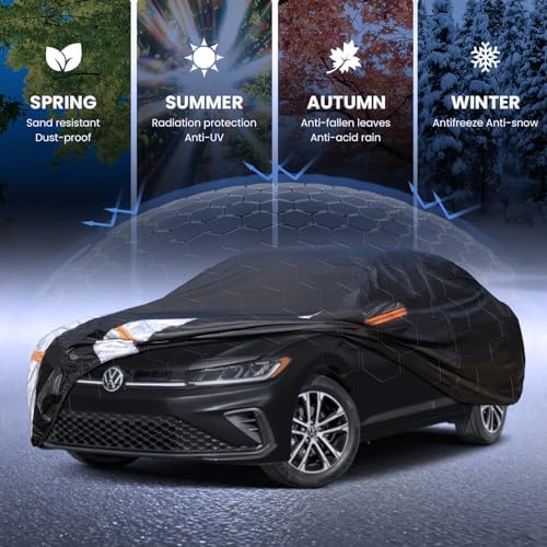 Multi-Layer Car Cover Custom Fit for VW Jetta (2005-2026)
