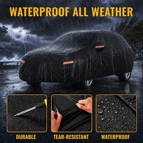 X AUTOHAUX Outdoor Full Car Cover Waterproof for Buick Enclave 13-24