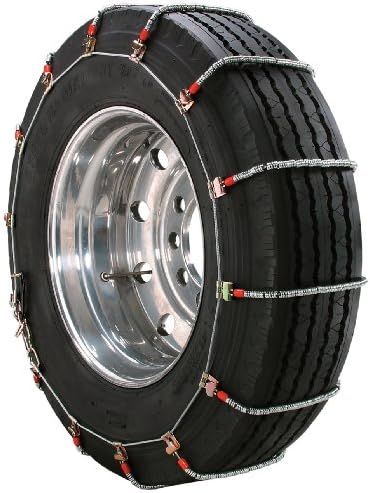SCC TA1943 Alloy Radial Heavy Duty Truck Singles Tire Traction Chain - Set of 2