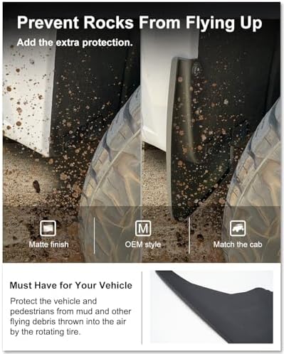 Kiwi Master Mud Flaps for 2007-2013 Chevy Silverado 1500/2500/3500