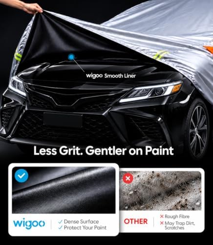 Wigoo Car Cover for Toyota Camry 2012-2026, Waterproof All Weather