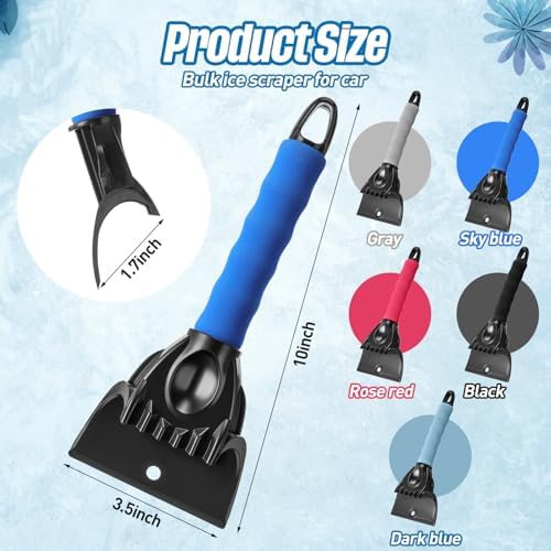 Uiifan 50 Pack Ice Scrapers for Car Windshield Ice Scraper