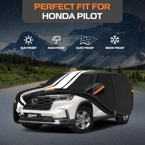 Kayme Heavy Duty Car Cover for Honda Pilot (2002-2026) Waterproof