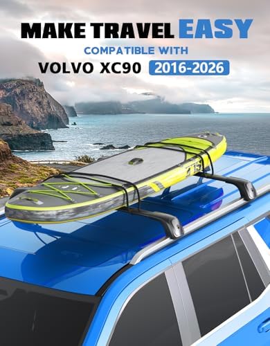 FengYu 330lbs Lockable Roof Rack Cross Bars for Volvo XC90 XC-90 2016-2026