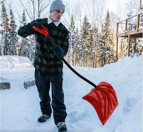 Garant YPM18EAKD Yukon 18-Inch Ergonomic Snow Shovel with Lightweight Aluminum Curved Handle