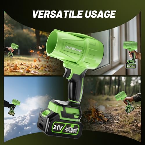 550,000 RPM Cordless Turbo Jet Blower with Battery and Charger