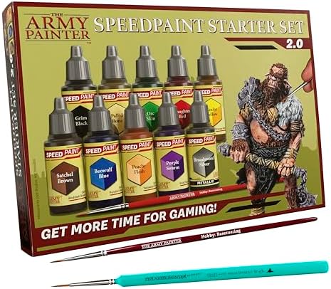 The Army Painter, Speedpaint 2.0 Starter Set Combo, 10 x 18 ml