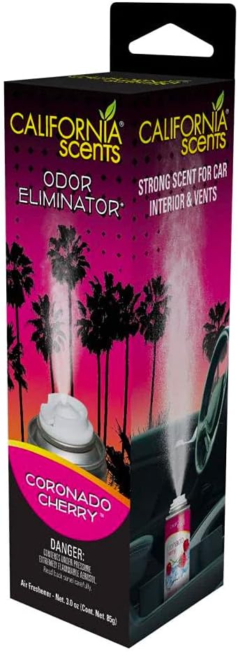 California Scents Car Fogger and Odor Eliminator, Coronado Cherry