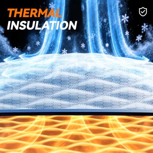 Windshield Cover for Ice and Snow, Thick Padded Graphene, XL