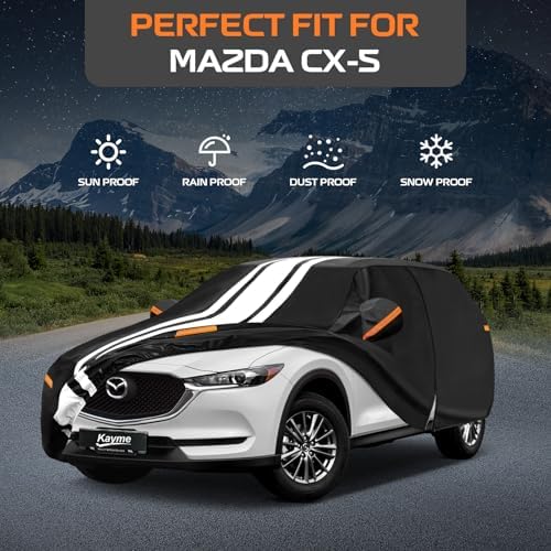 Kayme Heavy Duty Car Cover for Mazda CX5 CX-5 (2012-2025) Waterproof