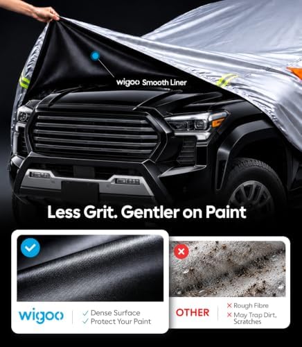 Wigoo Toyota Tacoma Truck Cover 2016-2026, Waterproof All Weather