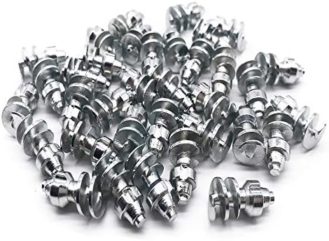 Screw in Tire Stud,Spikes for tire,Marrkey 100PCS Steel Body Carbide Tips [Security Anti-Skid] Wheel Tyre Snow Tire Spikes for Loaders Tractors Skid Steer Tires & Tracks MS1910(8 x 19mm)