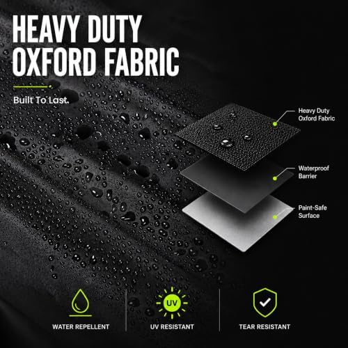 Car Cover for Toyota RAV4, Waterproof with Door Zipper