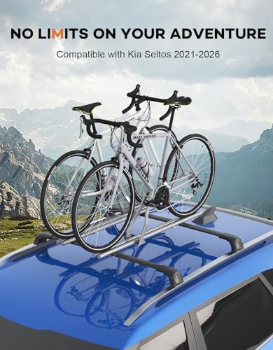 Wonderdriver 330lbs Roof Rack Cross Bars for 2021-2026 Kia Seltos S/SX/EX