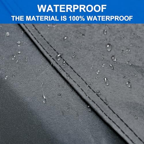 Kayme Half Car Cover Waterproof All Weather for Sedan (UP to 127'')
