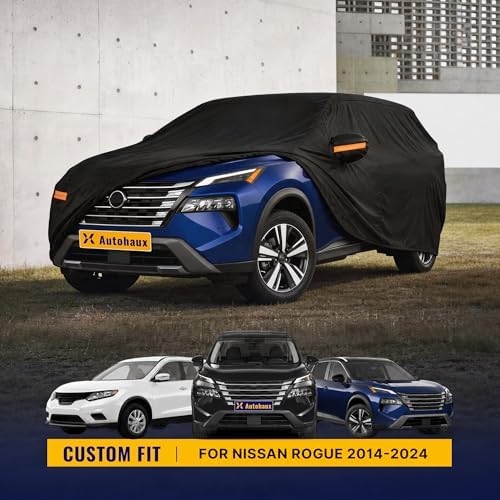 X AUTOHAUX Outdoor Full Car Cover Waterproof for Nissan Rogue 14-24