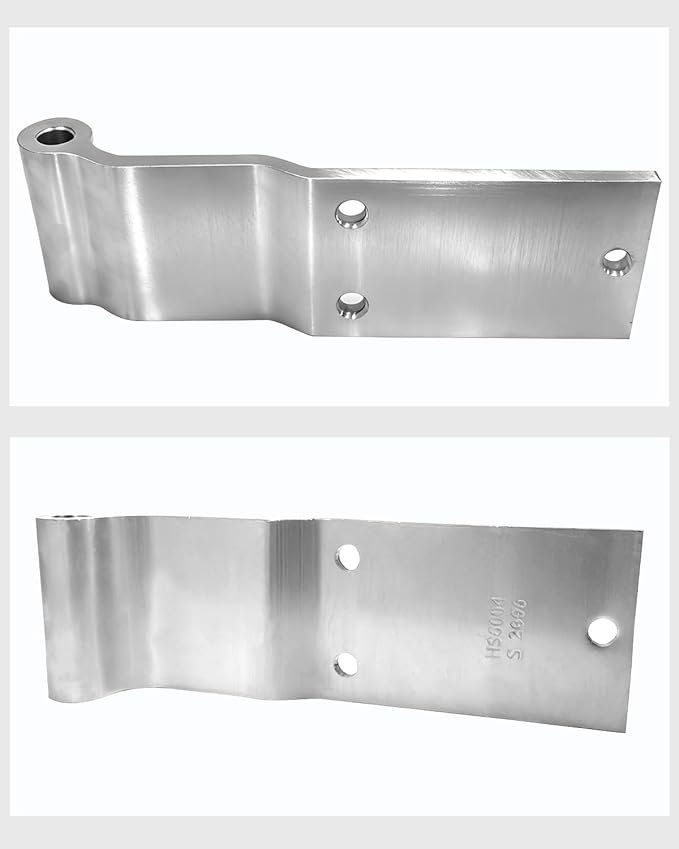 HS6004 S2666 Commercial Vehicle Three-Hole Door Hinge - 9.5x3x1.97in, Φ0.51, Heavy-Duty Steel, for Trucks & Buses - Durable & Precision-Made（1-Piece Set）