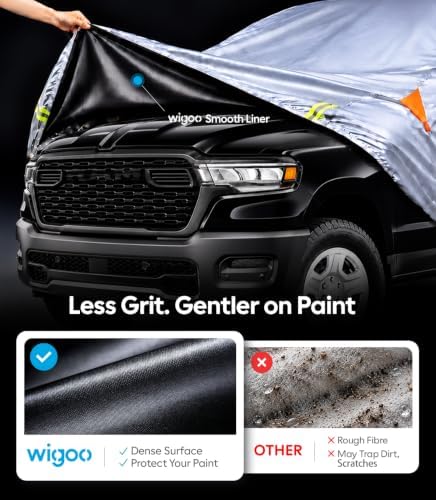 Wigoo Upgraded Truck Cover for RAM 1500 (2019-2026), All Weather