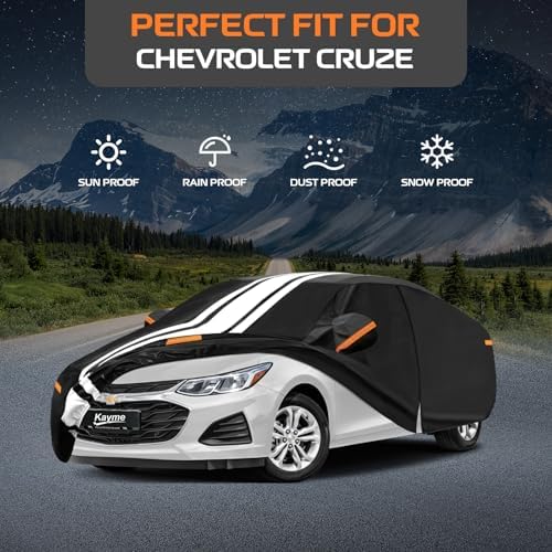 Kayme Heavy Duty Car Cover for Chevrolet Cruze (2007-2020) Waterproof