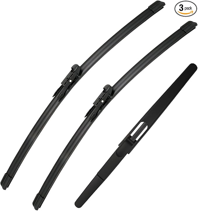 3 wipers for 2006-2011 Mercedes-Benz ML500 ML350 2007-2009 Mercedes-Benz ML320 GL320 GL450 R320, Windshield Wiper Blades Original Equipment Replacement - 28"/21"/12" (Set of 3) Pinch Tab