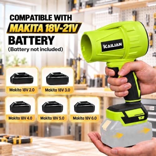 Brushless Leaf Blower Cordless for Makita 18V Battery (Tool Only)