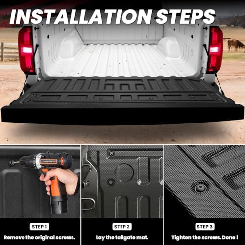 LASFIT Truck Tailgate Mat for Chevrolet Colorado & GMC Canyon 2015-2022