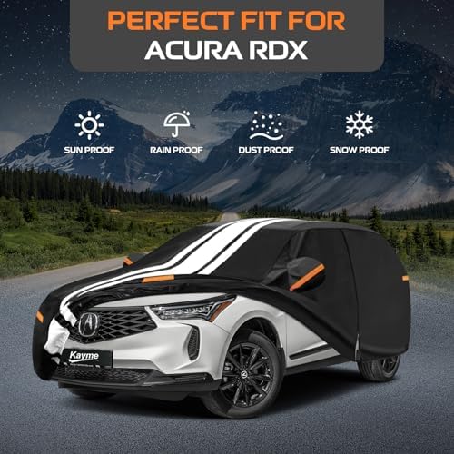 Kayme Heavy Duty Car Cover for Acura RDX (2006-2026) Waterproof