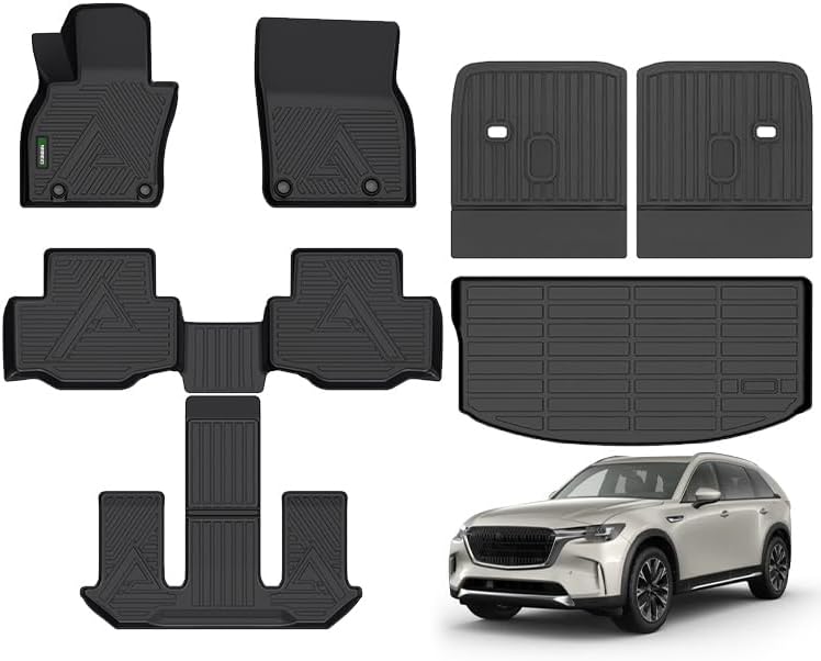 ANBINGO® Floor Mats & Cargo Liner for Mazda CX90 2024-2026