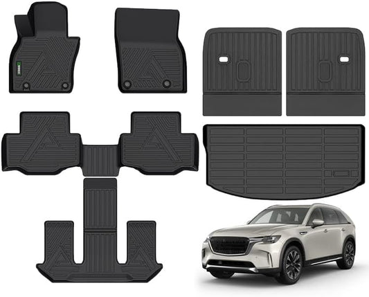 ANBINGO® Floor Mats & Cargo Liner for Mazda CX90 2024-2026
