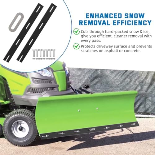 42" Poly Snow Plow Cutting Edge 1/2" Thicker with Mounting Hardware