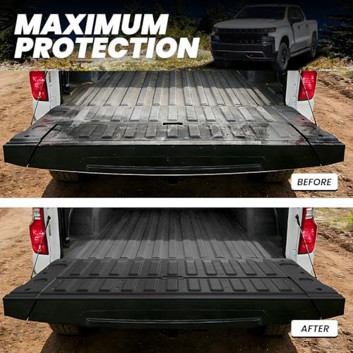 LASFIT Truck Tailgate Mat for Chevy Silverado/GMC Sierra 1500 2019-2026