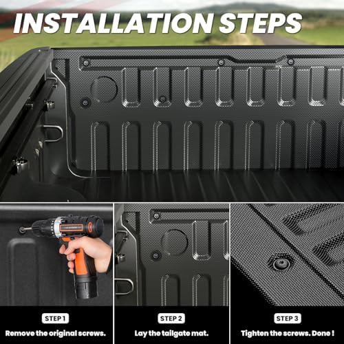 LASFIT Tailgate Mat for RAM 1500 Standard Tailgate 2019-2026 2027
