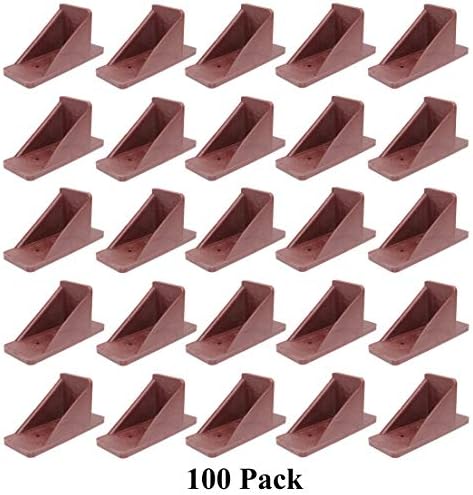 V2-MINI Roof Guard Snow Guard Prevent Sliding Ice Snow Stop Buildup Plastic Multipack-Multicolor (100, Brown)