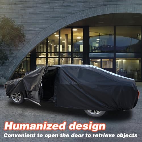 Chevrolet Chevy Equinox Car Cover 100% Waterproof All Weather, Gift with Towel, SUV Car Cover Custom Fit 2005-2026 Chevrolet Equinox, Full Exterior Covers Rain Sun UV Protection with Door Zipper.