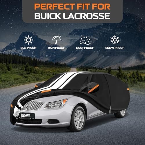 Kayme Heavy Duty Car Cover for Buick Lacrosse (2004-2020) Waterproof